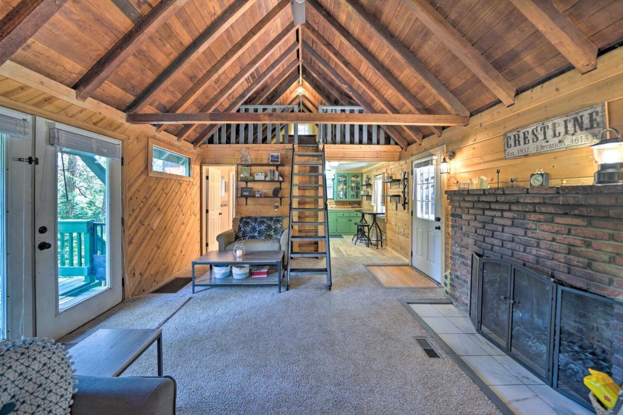 Villa Crestline Cabin About 1 Mi To Lake, Town, Trails! Extérieur photo