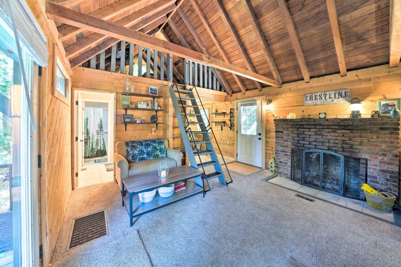 Villa Crestline Cabin About 1 Mi To Lake, Town, Trails! Extérieur photo